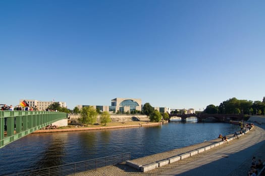 Chancellery with Spree