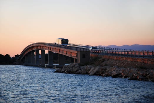 Bridge in the evening