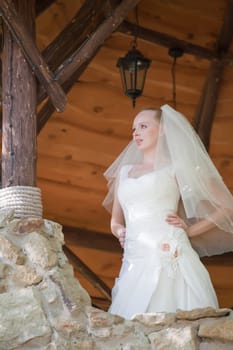 bride looking away
