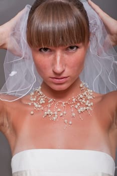 portrait of beautiful bride
