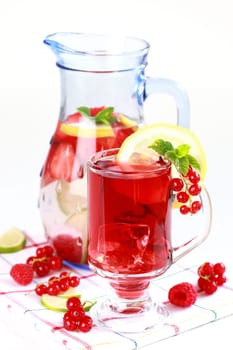 Refreshing summer ice tea
