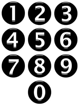 3D Framed Numbers