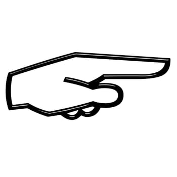 3D Hand Pointing Right
