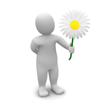 Giving flower