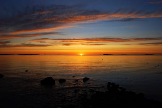 Sunset in sweden