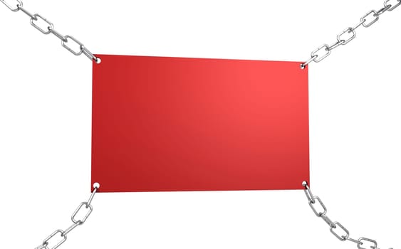 Empty red board