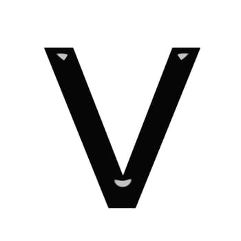 3d letter v