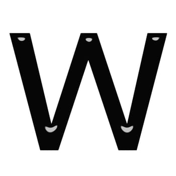 3d letter w