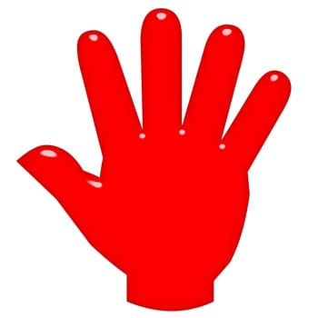 3D Open Hand