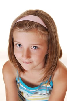 Pretty blond girl.