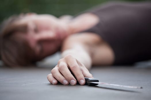 killed woman with knife