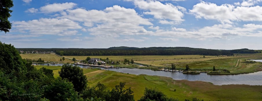 View of Baabe and Moritzdorf....