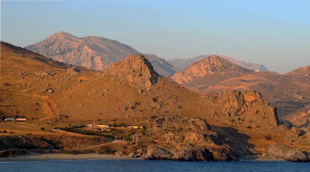 Coast near Damnoni in Crete
