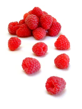Raspberries (Rubus idaeus)