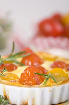 Tomato tart high