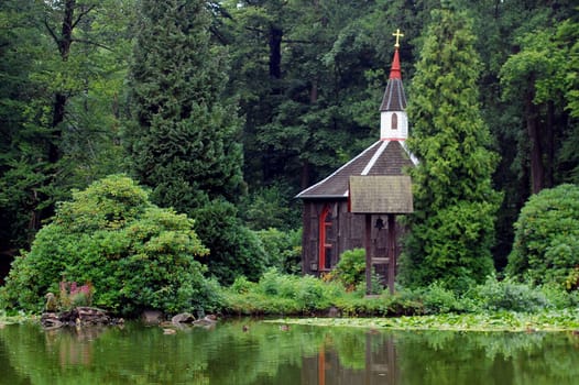 Chapel in the lake