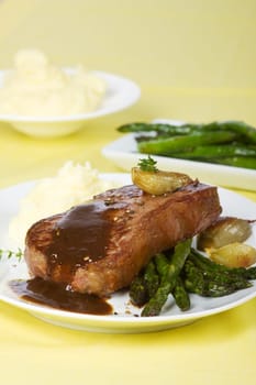 Rump steak high