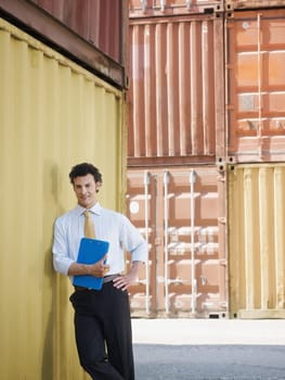 industrial worker in warehouse
