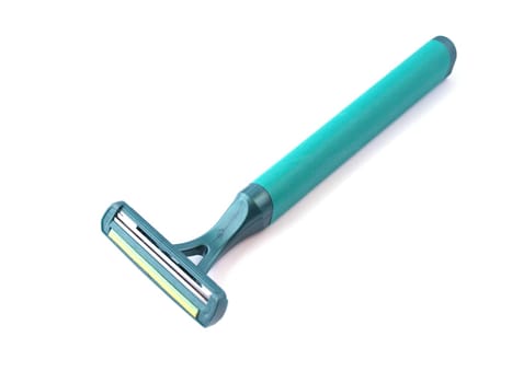 Disposable razor on an isolated white background.