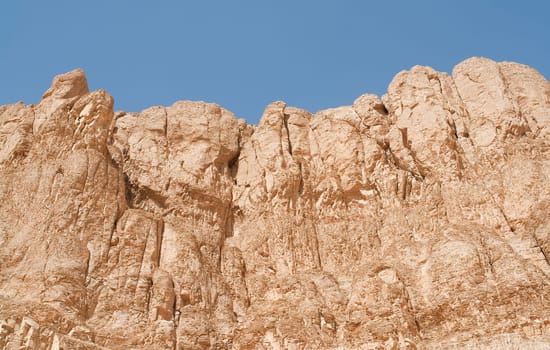 Mountains in the Valley of the King in Egypt