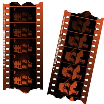 Negative fillm strips