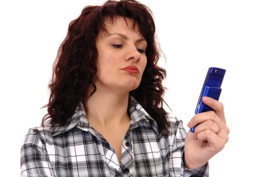 woman with telephone