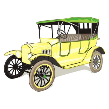 isolated car