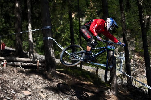 Downhill in the Slate Mountains............