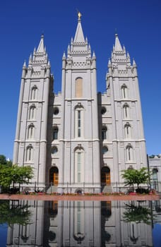 LDS Mormon Temple In Salt Lake City