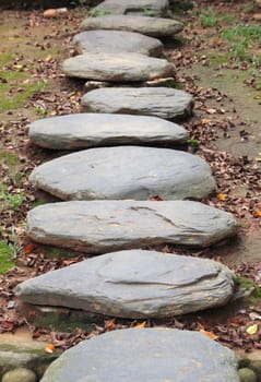 Old stone steps
