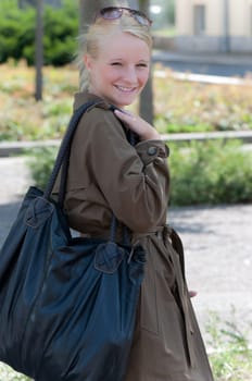 Young woman shopping
