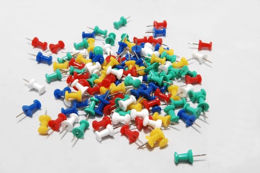 Office push-pins.