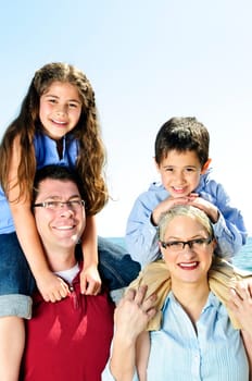 Happy family fun