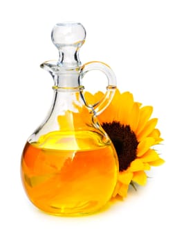 Sunflower oil bottle