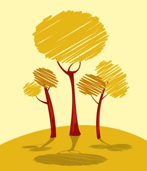 Autumn trees