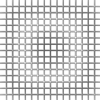 3D Silver Fence