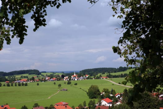 picturesque Frauenzell in the Upper Allgäu