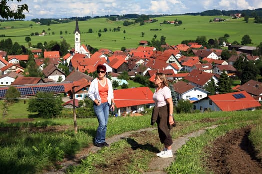 picturesque Frauenzell in the Upper Allgäu