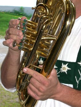 Tuba player