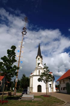 baroque parish church in Frauenzell