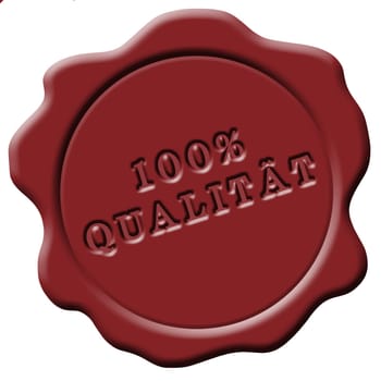 Wax seal 100 percent quality