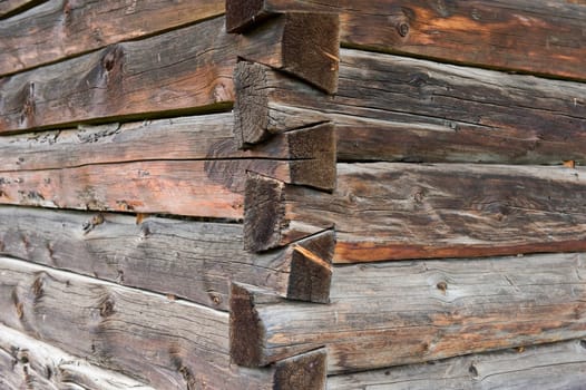 Old log building