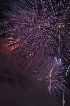 Fireworks, Crowsnest Pass, Alberta, Canada