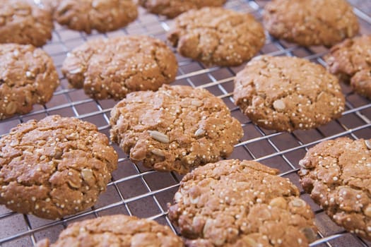 cookies on a cooling rack