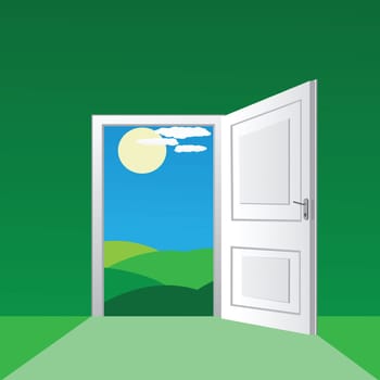 open door