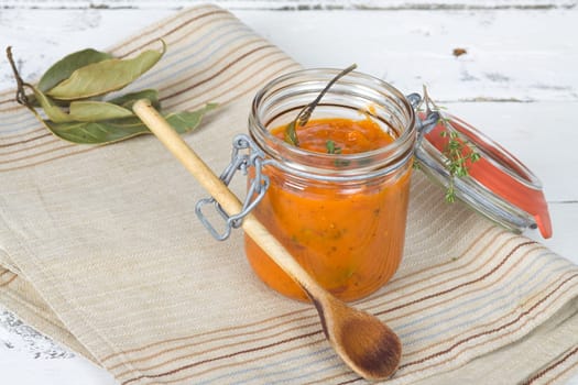 Rhubarb compote