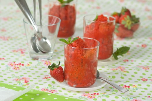 Strawberry Granité