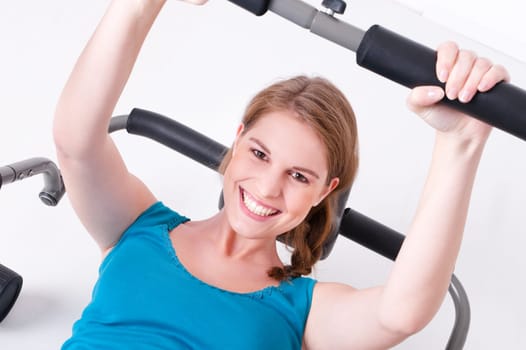 In the gym