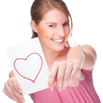 Happy young woman
