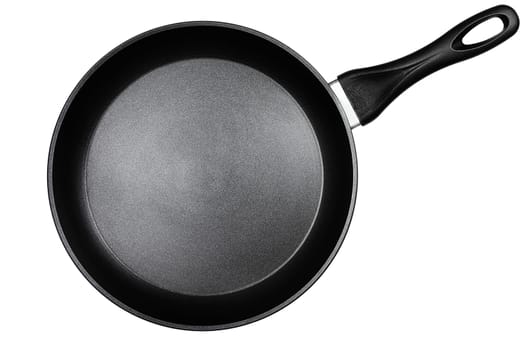 Frying pan on white